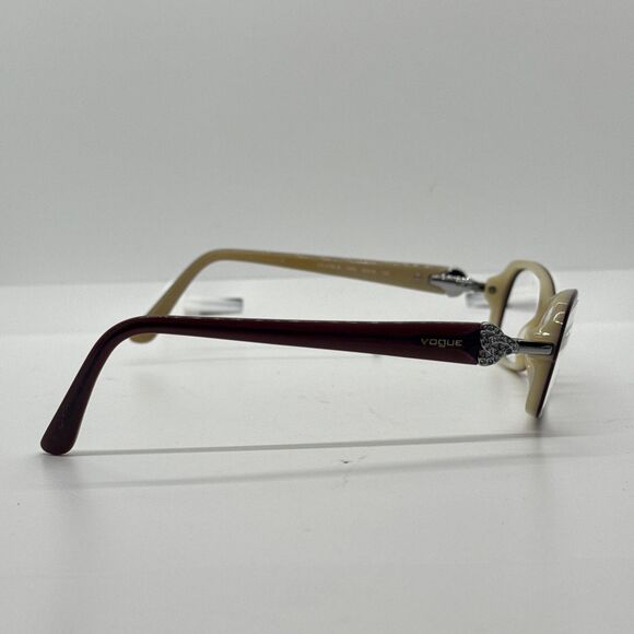 Vogue Eyeglasses Frames VO2789-B 1984 Brown Purple Rectangular 52-16-135 - Picture 3 of 7